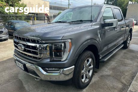 Grey 2023 Ford F150 Double Cab Pick Up Lariat LWB (4WD)