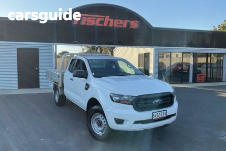 White 2020 Ford Ranger Super Cab Chassis XL 3.2 (4X4)