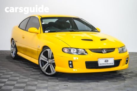 Yellow 2005 Holden Monaro Coupe CV8