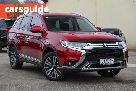 Red 2019 Mitsubishi Outlander Wagon Exceed 7 Seat (awd)