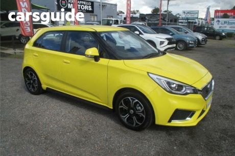 Yellow 2022 MG MG3 Auto Hatchback Excite (with Navigation)