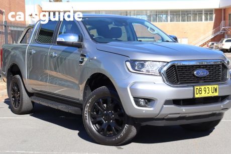 Grey 2022 Ford Ranger Double Cab Pick Up XLT 2.0 (4X4)