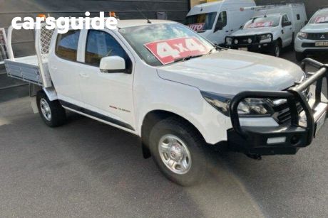 White 2020 Holden Colorado Crew Cab Chassis LS (4X4)