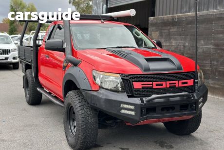 Red 2013 Ford Ranger Super Cab Chassis XL 3.2 (4X4)
