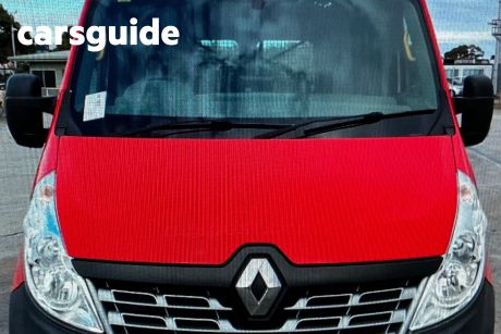 Red 2016 Renault Master Commercial