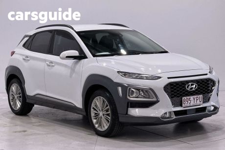 White 2018 Hyundai Kona Wagon Elite (fwd)