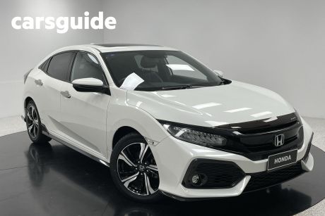 White 2018 Honda Civic Hatchback RS