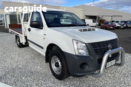 White 2008 Holden Rodeo Cab Chassis LX