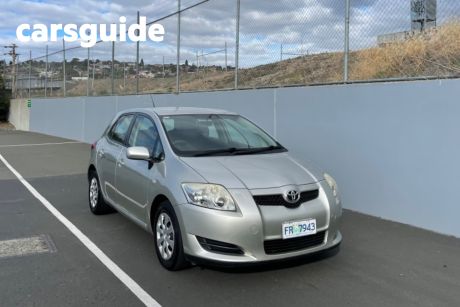 Silver 2007 Toyota Corolla Hatchback Ascent