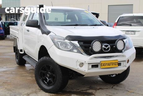 White 2018 Mazda BT-50 Freestyle Cab Chassis XT (4X2)