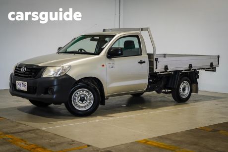 Silver 2013 Toyota Hilux Cab Chassis Workmate