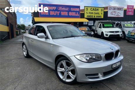 Silver 2010 BMW 123D Coupe