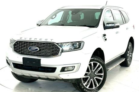 White 2022 Ford Everest Wagon Titanium (4WD)