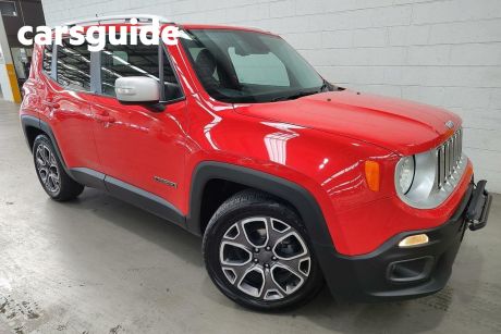 Red 2017 Jeep Renegade Wagon Limited