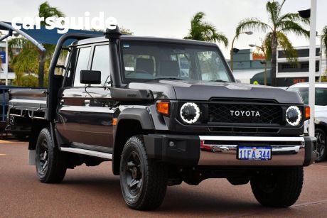 Grey 2024 Toyota Landcruiser 70 Series Double Cab Chassis LC79 GXL