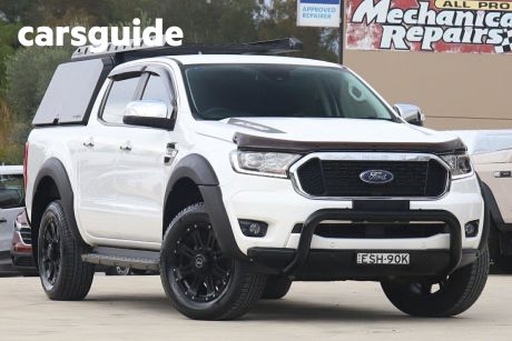 White 2022 Ford Ranger Double Cab Chassis XLT 2.0 (4X4)