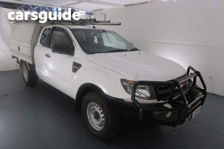 White 2015 Ford Ranger Super Cab Chassis XL 3.2 (4X4)