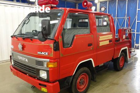 Red 1994 Toyota HiAce Ute Tray