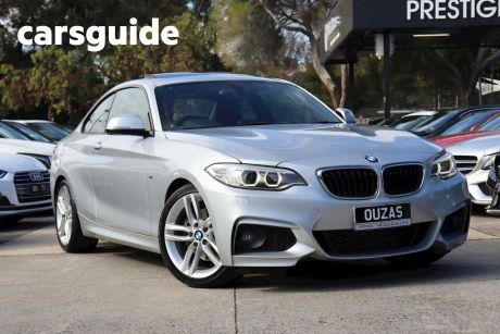 Silver 2014 BMW 2 Coupe 220i M Sport