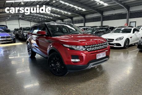Red 2013 Land Rover Range Rover Evoque Wagon TD4 CommandShift Pure