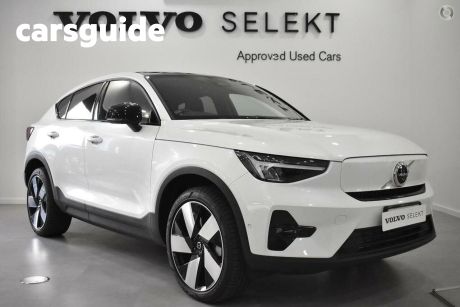 White 2023 Volvo C40 Wagon Recharge Twin Pure Electric
