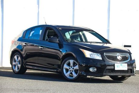 Black 2012 Holden Cruze Hatchback SRI V