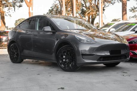 Grey 2022 Tesla Model Y Wagon Rear-Wheel Drive