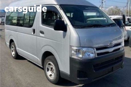 Silver 2013 Toyota HiAce Commercial VAN CAMPERVAN PEOPLE MOVER