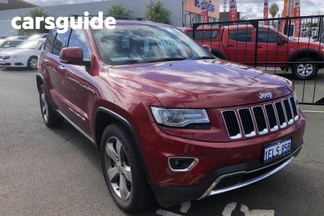 Red 2014 Jeep Grand Cherokee Wagon Limited