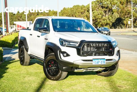 White 2023 Toyota Hilux Double Cab Pick Up GR-Sport TWO-Tone (4X4)