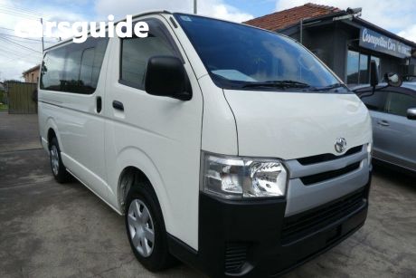 White 2016 Toyota HiAce Commercial CREWCABS