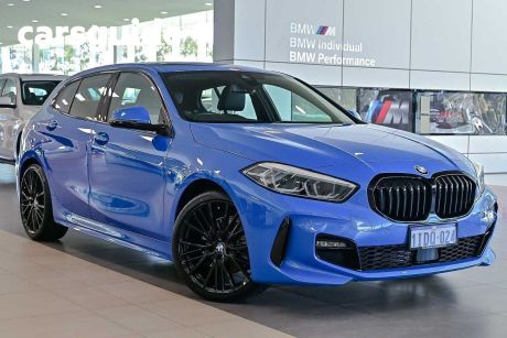 Blue 2022 BMW 1 Hatch 118i M Sport