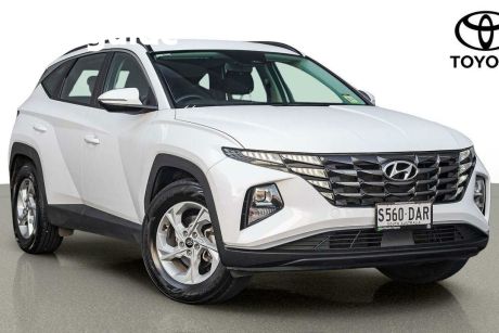 White 2022 Hyundai Tucson Wagon (FWD)