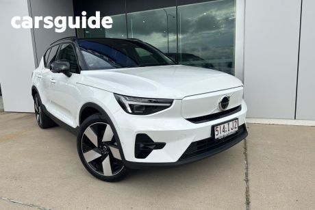 White 2023 Volvo XC40 Wagon Recharge Twin Pure Electric