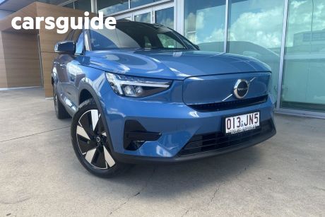 Blue 2023 Volvo XC40 Wagon Recharge Pure Electric