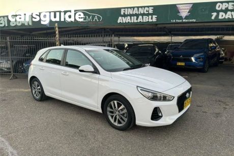White 2018 Hyundai I30 Hatchback Active