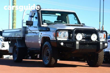 Silver 2021 Toyota Landcruiser 70 Series Cab Chassis Workmate