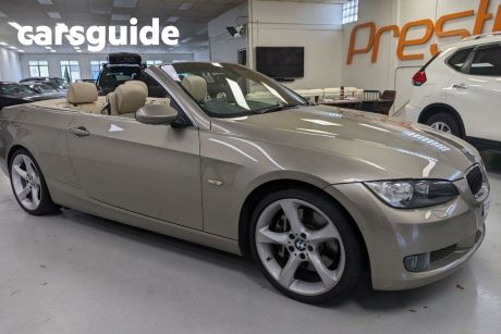 Gold 2008 BMW 335I Convertible