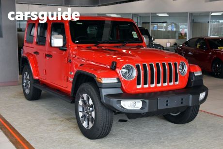 Red 2022 Jeep Wrangler Unlimited Hardtop Overland (4X4)