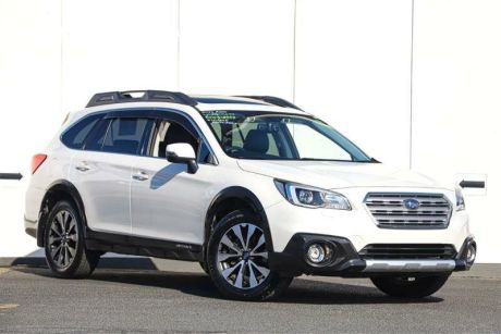 White 2015 Subaru Outback Wagon 2.0D Premium
