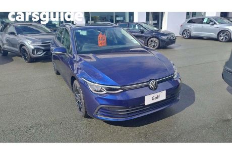Blue 2023 Volkswagen Golf Wagon 110TSI Life