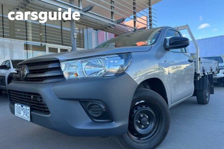 Silver 2021 Toyota Hilux Cab Chassis Workmate