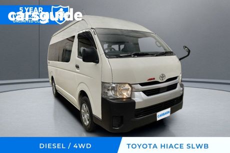 White 2022 Toyota HiAce Commercial
