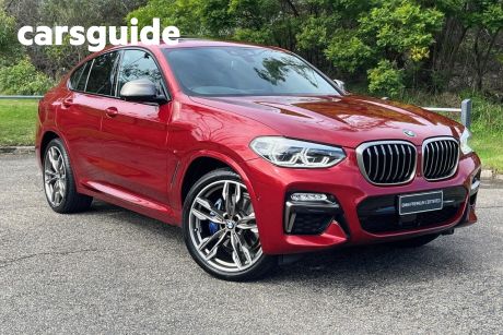 Red 2018 BMW X4 Coupe M40I