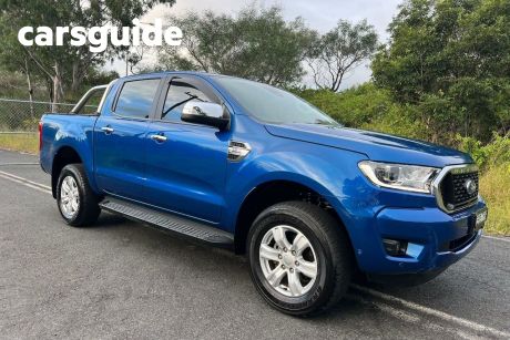 Blue 2021 Ford Ranger Double Cab Pick Up XLT 3.2 (4X4)