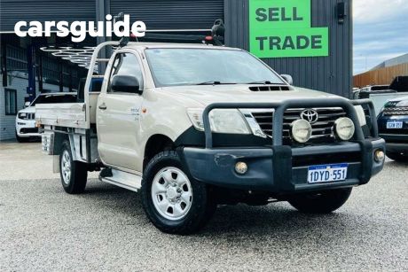 Gold 2012 Toyota Hilux Cab Chassis SR (4X4)