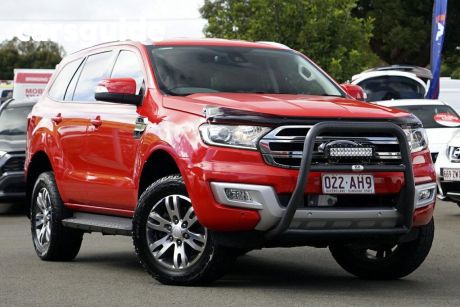 Red 2016 Ford Everest Wagon Trend