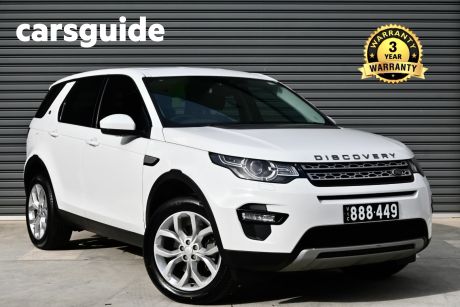 White 2017 Land Rover Discovery Sport Wagon TD4 180 HSE 5 Seat