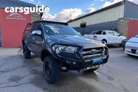Grey 2017 Ford Ranger Ute Tray 2017 Ford Ranger PX MkII XLT Double Cab Gray 6 Speed Sports