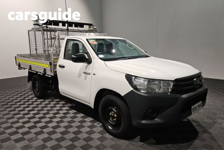 White 2022 Toyota Hilux Cab Chassis Workmate (4X2)